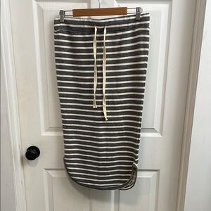 Striped Knit Women's Skirt